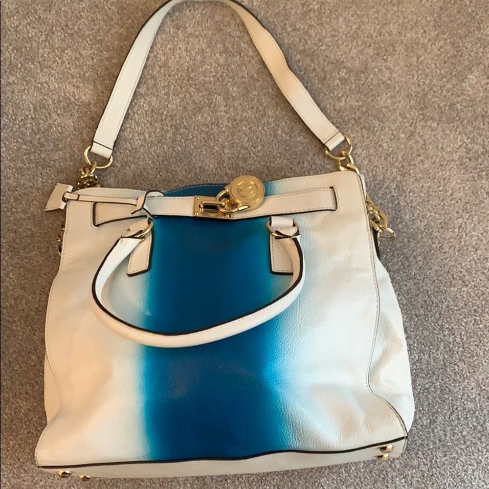 Michael Kors Ombré Turquoise Purse